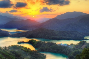 北縣石碇鄉 潭腰夕景