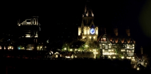 清境民宿夜景