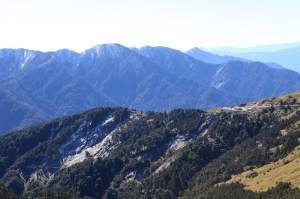 年初3幸運的合歡山-殘霜