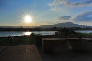 洲美霞光夕照