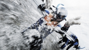 在藍色島嶼的女孩