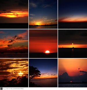 2009/2010 sunset in kaohsiung