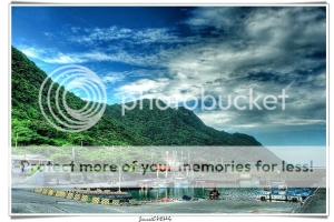 石城漁港遠眺龜山島