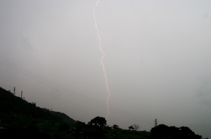 電到了