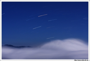 合歡山雲海星軌之夜
