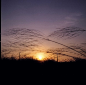 大肚山夕陽~拍個心酸的