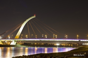 。 夜‧大直橋 。