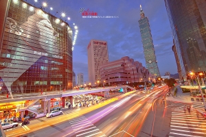 台北 車水馬龍101