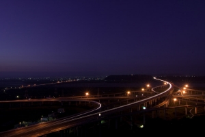 夜拍～二高清水系統交流道