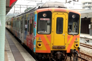 坐火車去十分瀑布