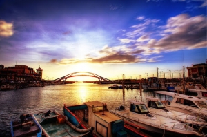 桃園新屋鄉 永安夕照