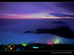 頂石桌夜幕-20120112