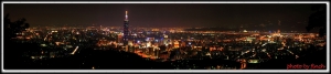 台北市夜景(全景圖)