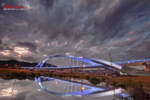 新北市新店 今日陽光橋之夕