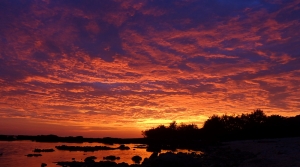 墾丁火燒夕陽