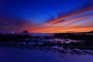 光彩奪目～和平島海岸晨曦