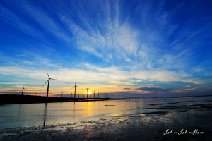 兩張流,高美溼地