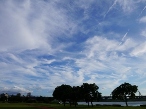 6/28颱風前的大稻埕夕陽