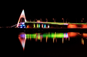 [夜景]鵬灣跨海大橋~新亮相
