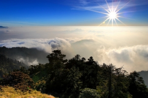 漫步在雲端~夕照