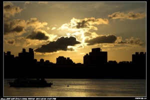 大稻程碼頭---第一次拍夕陽
