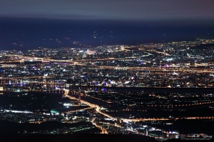 台北大屯山夜景