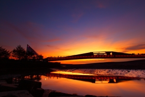 竹南龍鳳漁港夕照