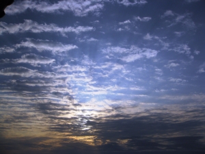早晨的天空