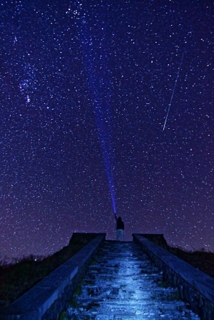 合歡山 星空 （一張流）