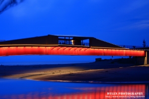 龍鳳漁港「跨港景觀橋」夜拍