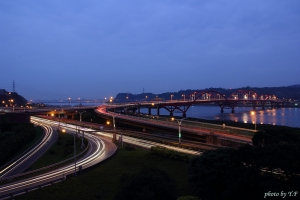夜訪關渡大橋