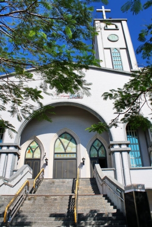 花蓮_藍天&教堂