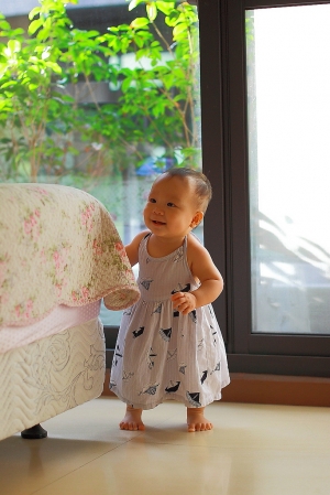 媽咪! 我會走路了