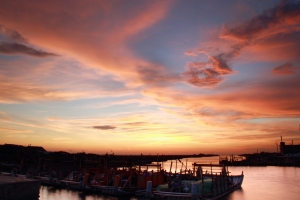 第二次刷黑卡(船頭埔夕陽)