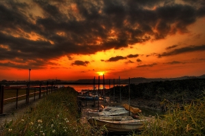 20110102~社子島今日夕照
