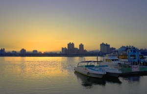 台北市-大稻埕碼頭, 松山彩虹橋夜拍