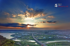 新北市三峽 落日鳶山