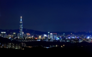 台北今晚...  夜空