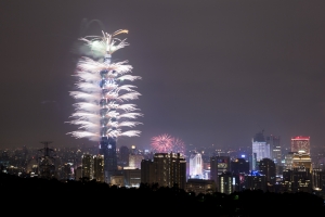 2012 臺北101跨年煙火秀(四獸山)