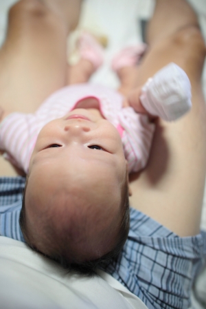 一起看電視之~原來是把拔拉^^~