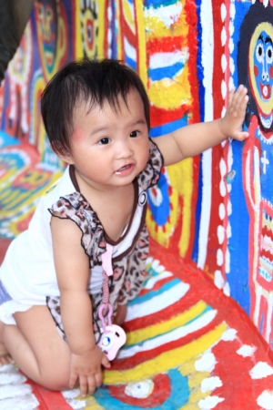 帶著剛滿週歲ㄉ小酸梅外出走走..