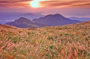 台北 大屯山夕色