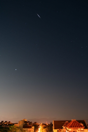 今天傍晚的銥閃光