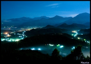 迷人的  五城  夜景及日出