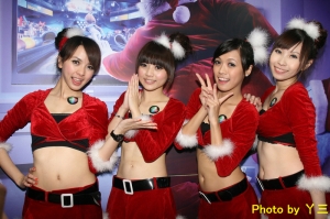 資訊月-奇美▲可愛聖誕妹▼