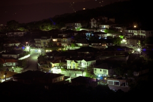 北投軍鑑岩夜景