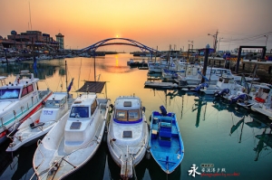 桃園新屋鄉 今日永安漁港夕照