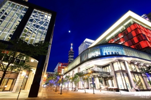 信義商圈夜景與HDR版