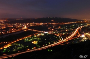 (D90)鳶山夜景-兩張流