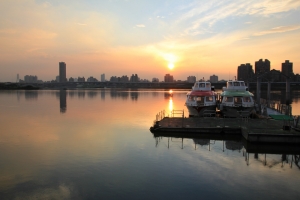 大稻埕夕陽隨拍